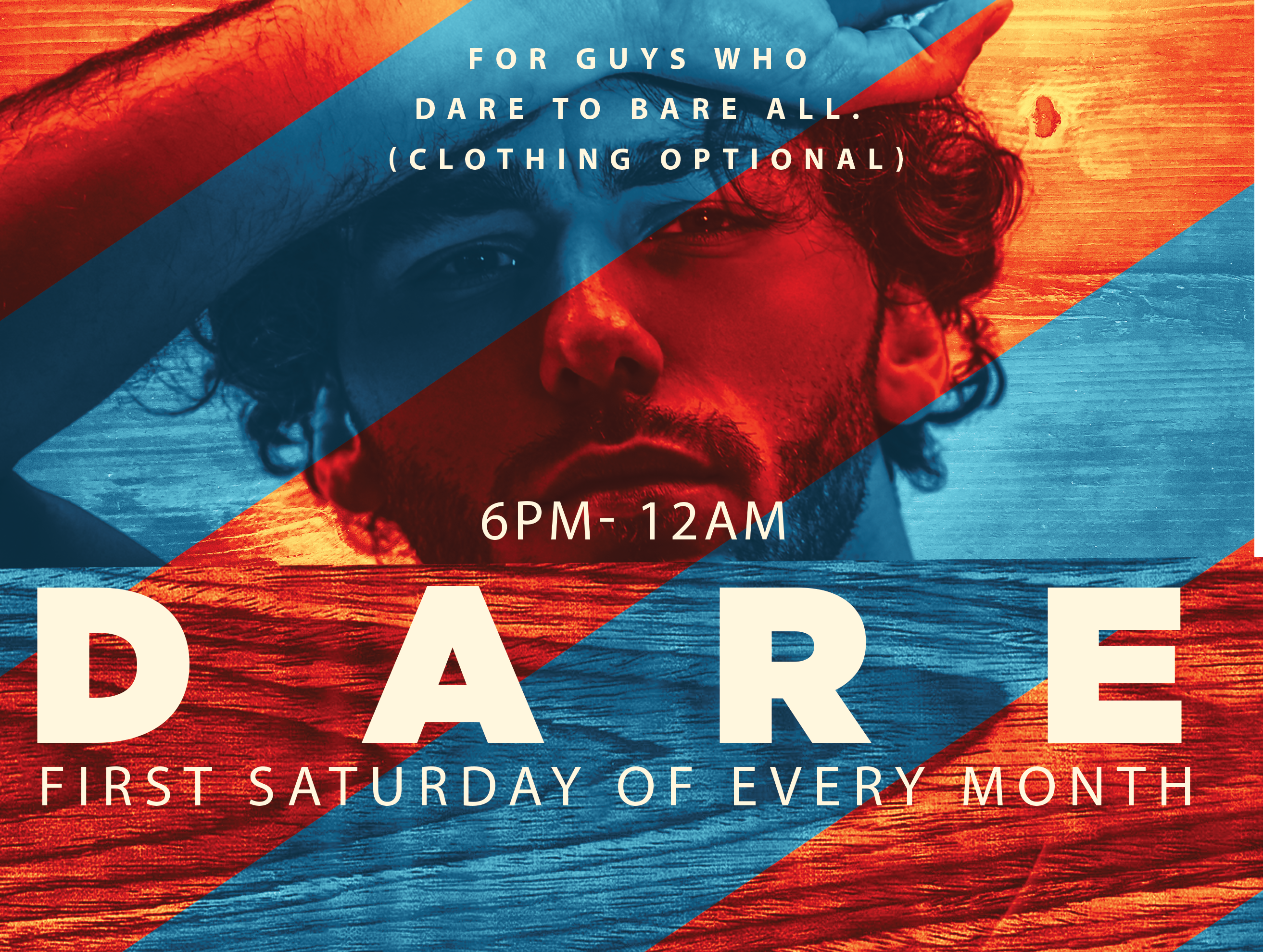 DARE - monthly gain night for men at Teds Place in Fulham
